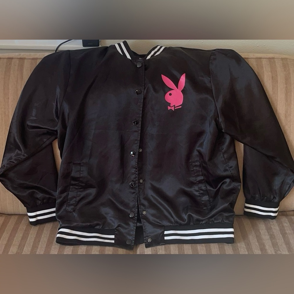 Playboy XL black, pink, and white jacket